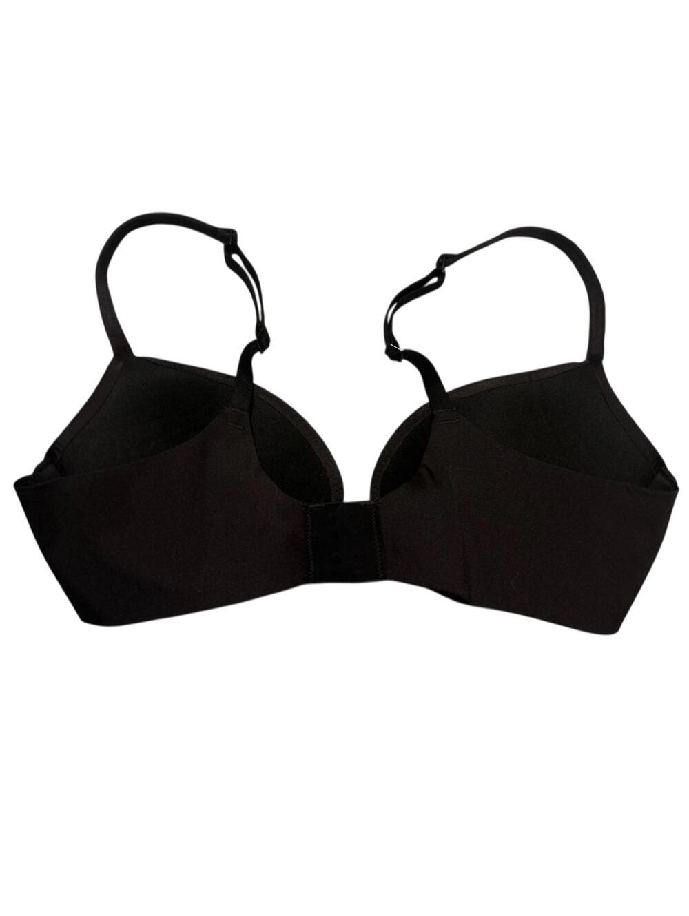 Skims Fits Everybody Push Up Demi Bra Onyx Black Size 32C NWT Underwired - Picture 2 of 4